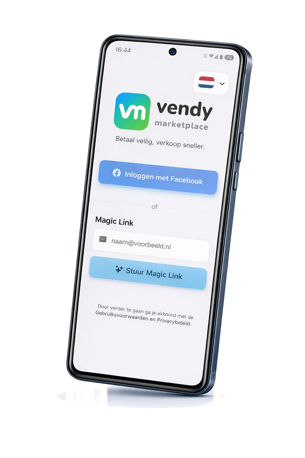 Vendy app preview